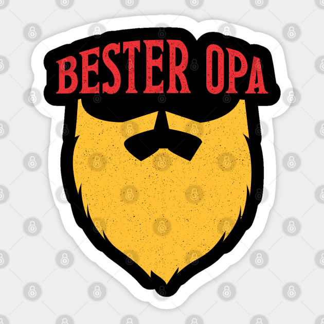 Opa Grandpa Granddad Grandfather Germany German German Sticker